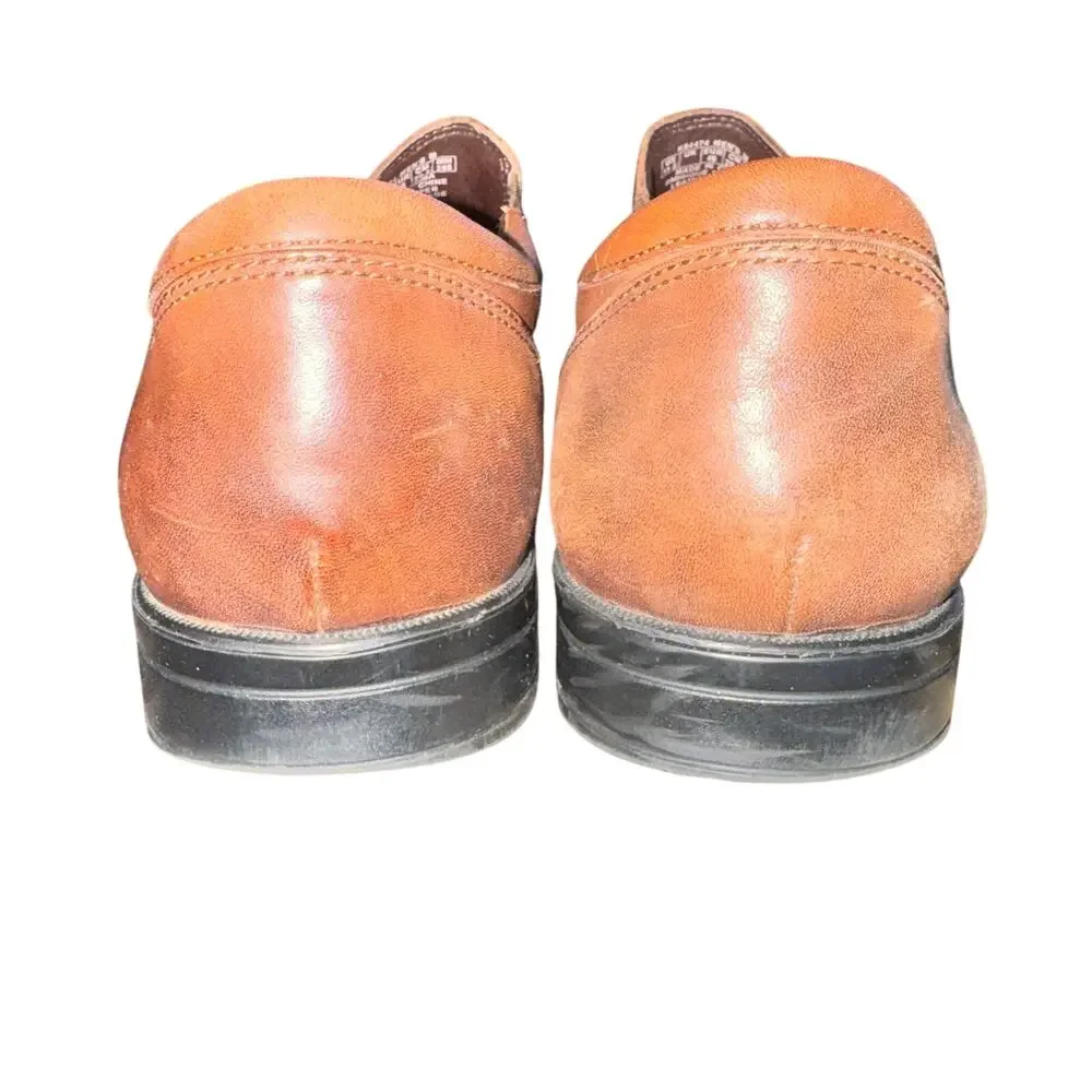 Rockport Fassler Loafer Men's 11.5 M Tan Leather Slip On Shoes Adiprene Footbed